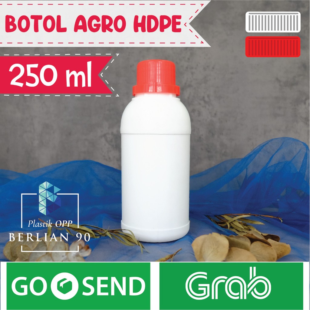 Botol Agro 250 ml Botol Plastik Hdpe Agro Khusus Gojek Grab