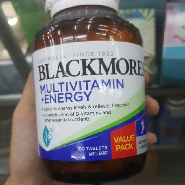 Blackmores Multivitamin + Energy 150 tablets @100% asli from Ausi