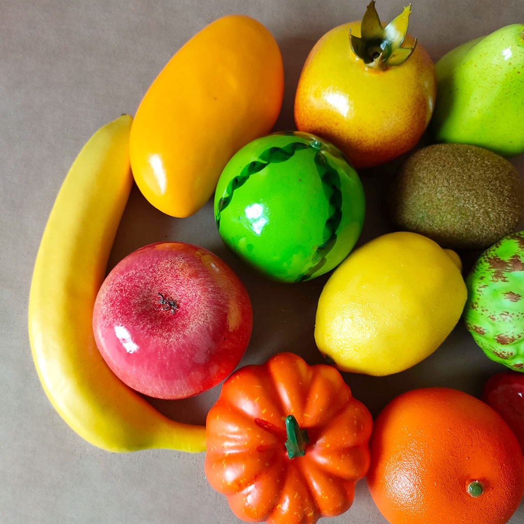 Artificial Fruit Buah Buahan Palsu Plastik Hiasan  Pajangan Rumah Dekorasi Meja