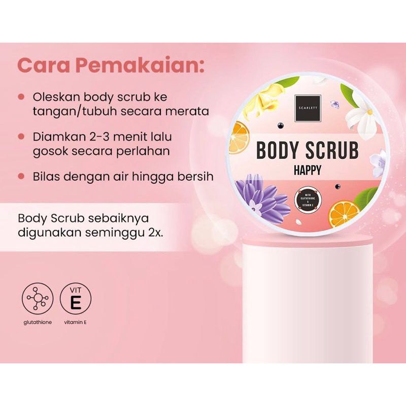 Paket Combo Scarlett happy 5in1 series | scarlett whitening