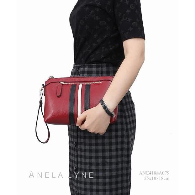 ANELA LYNE EASY CLUTCH BAG WITH LONG STRAPS 418#A079