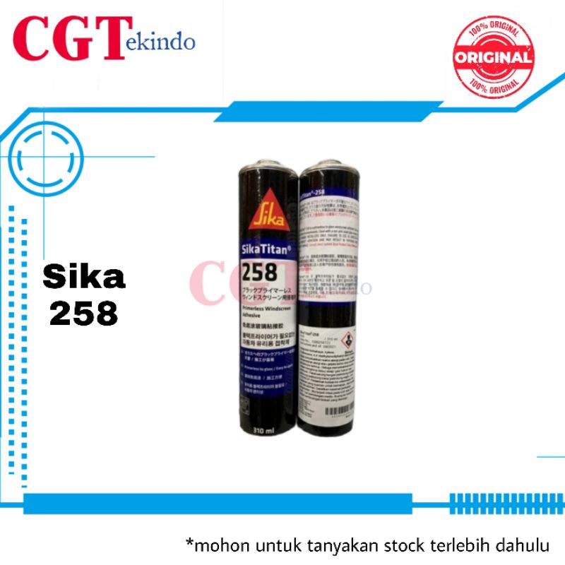 

Sika Titan 258 / Sika Titan Lem Kaca Warna Hitam