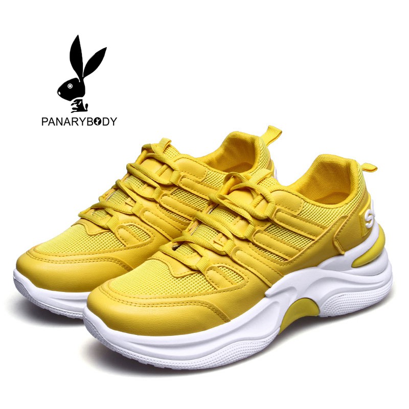  Sepatu  Wanita Sneakers Kuning  Sepatu  Running  Kets Wanita 