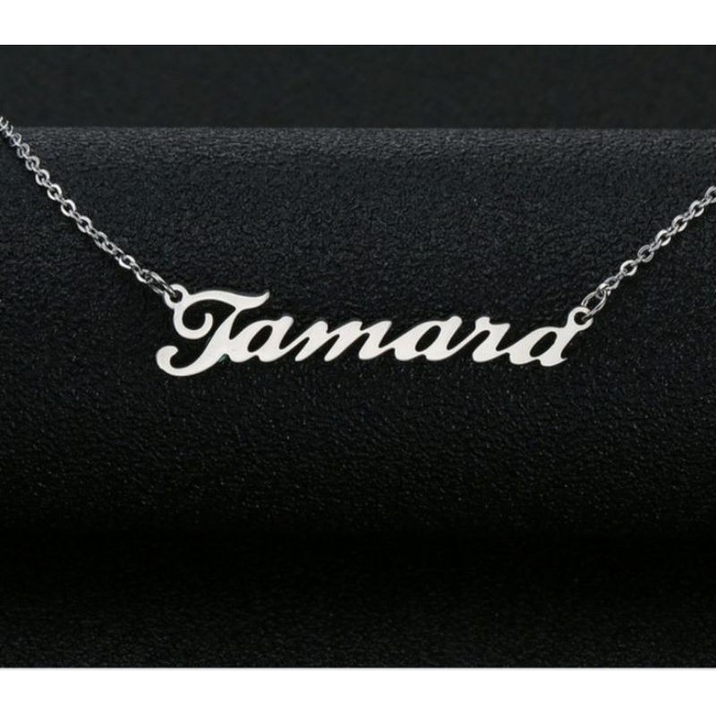 kalung nama/kalung wanita/kalung anak perempuan/kalung ukir nama