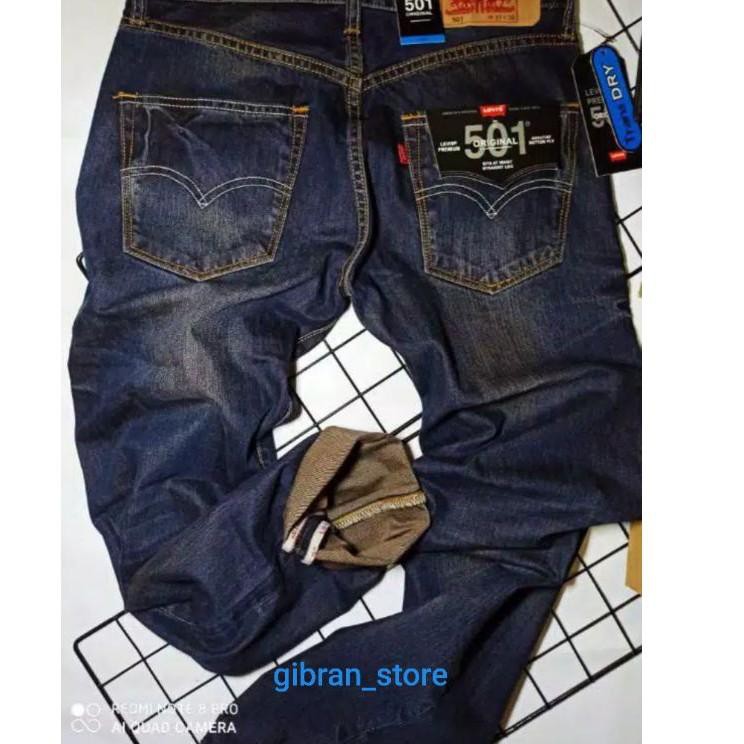 CELANA JEANS PRIA AIGHT PUM DENIM  SELVEDGE  501 PRIA 