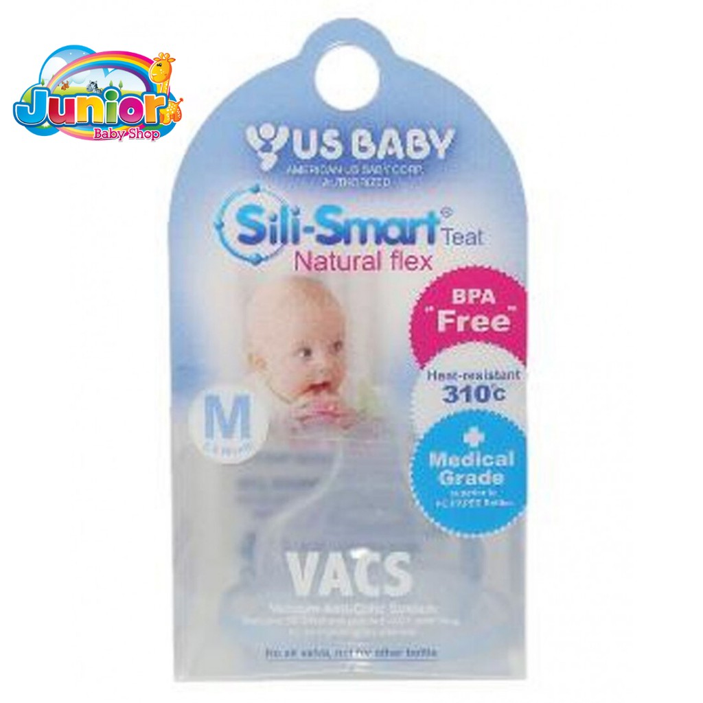 US Baby Sili Smart Teat S, M, L