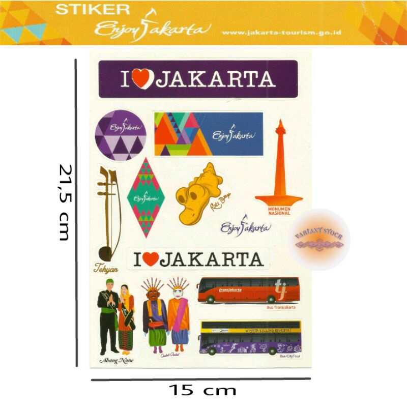 

Sticker Aesthetic Stiker Enjoy Jakarta