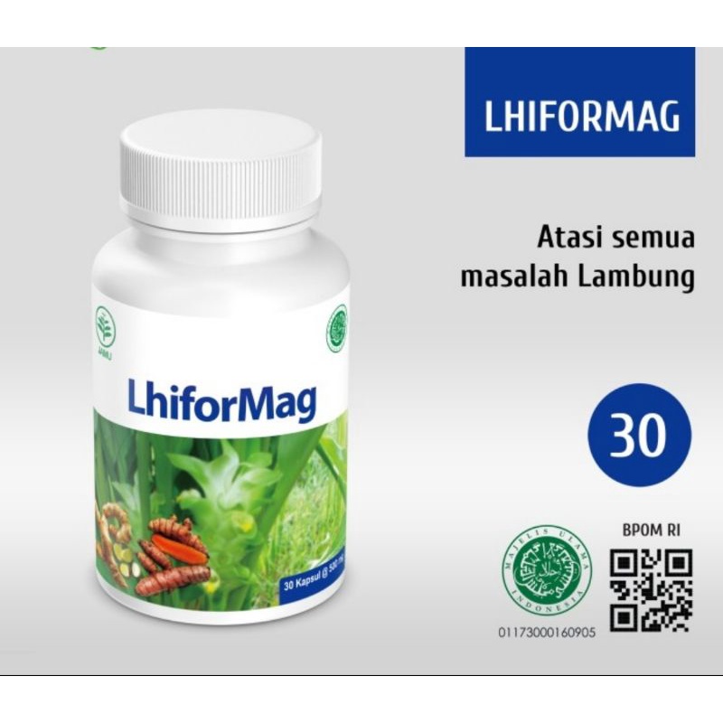 LHIFORMAG Kapsul Herbal Dr Liza membantu memelihara kesehatan lambung