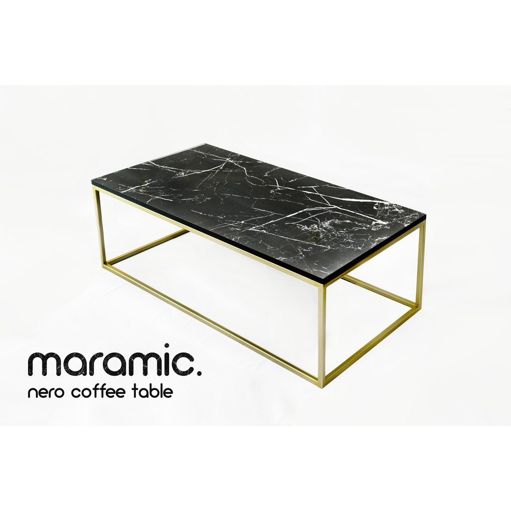 NERO COFFE TABLE | Meja Tamu Nero | 60x120