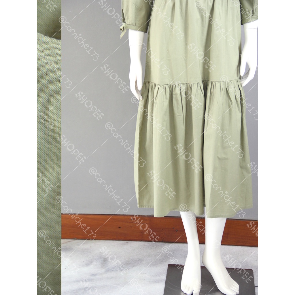 Corniche Nadeera Dress Dried Herb - TB501443