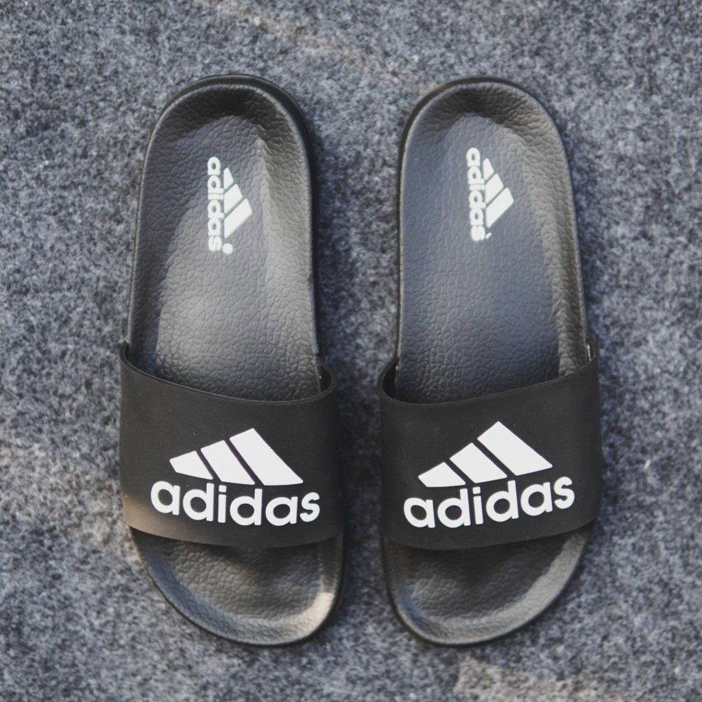 BISA COD!!!adidas  Black | Slippers | Sandal Pria/sansal slide terhits