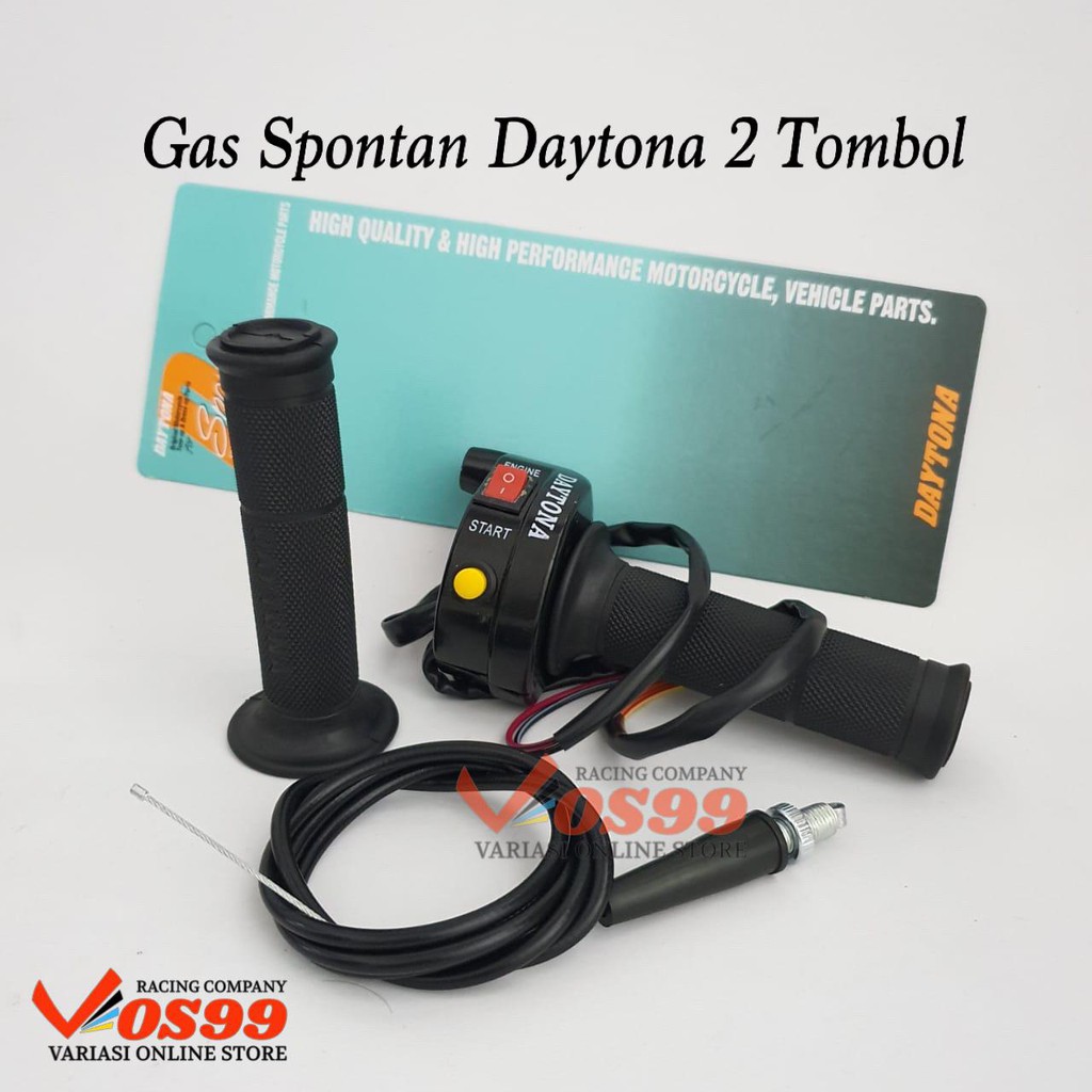 Gas Spontan Daytona 3 &amp; 2 Tombol Starter l On/Of l Saklar Universal