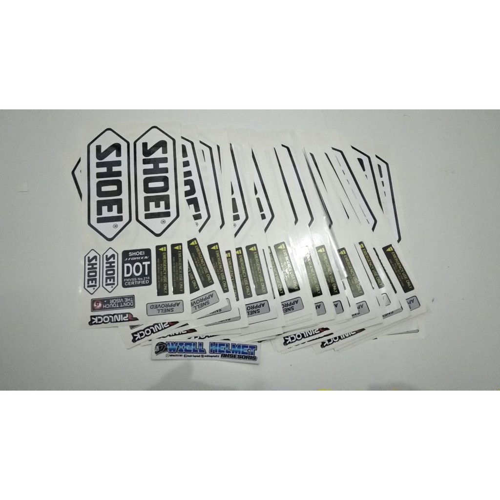 Stiker/Sticker Shoei J-Force IV