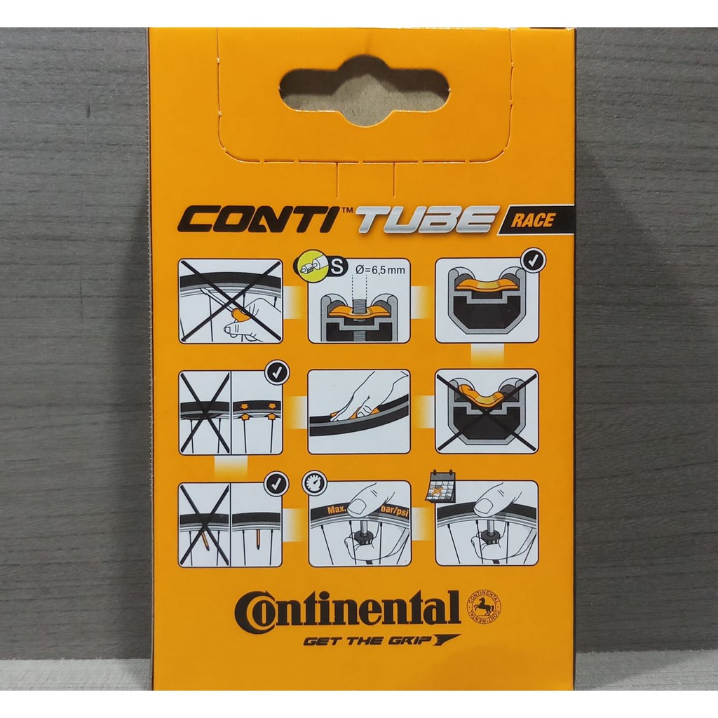 BAN DALAM CONTINENTAL CONTI TUBE 700 x 19-25 PRESTA FV 60 MM