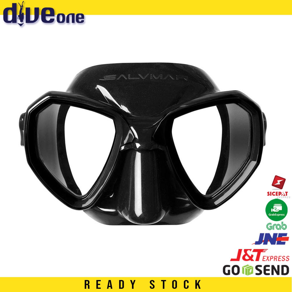 Mask Salvimar Morpheus Black One SIze For DIving And SpearFishing