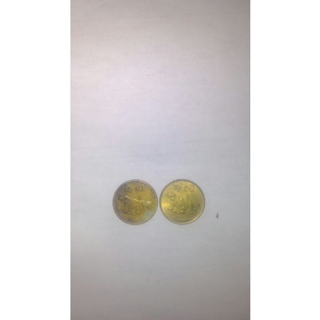 uang koin kuno 50 rupiah indonesia