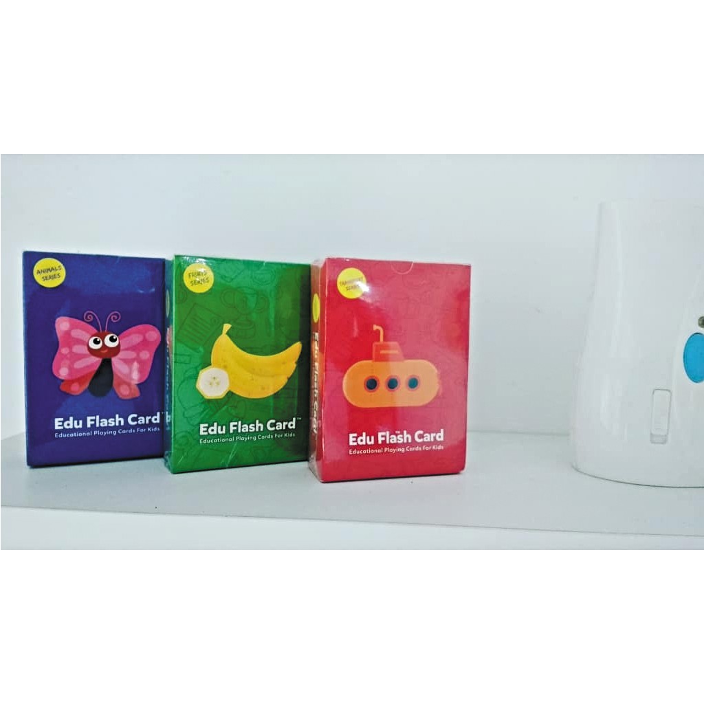 Paket Hemat Edu Flash Card Flashcard Kartu Mainan Edukasi