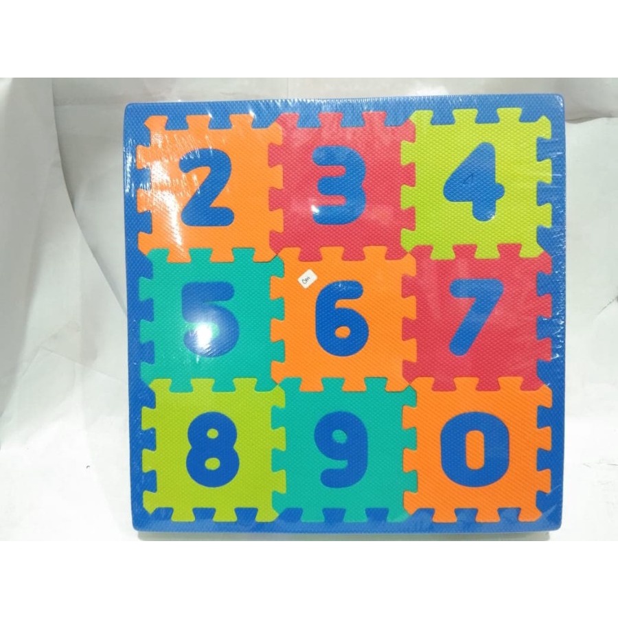 Mainan Puzzle Busa - Puzzle Mini Huruf Angka Edumats - 36pcs - 10HA
