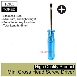 Obeng Mini Cross Head Khusus Vapor | screw driver rda vaporizer