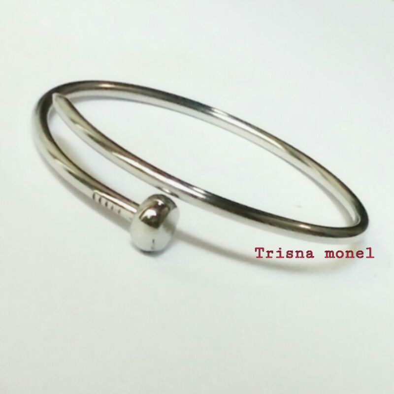 GELANG MONEL ASLI MOTIF PAKU KEREN