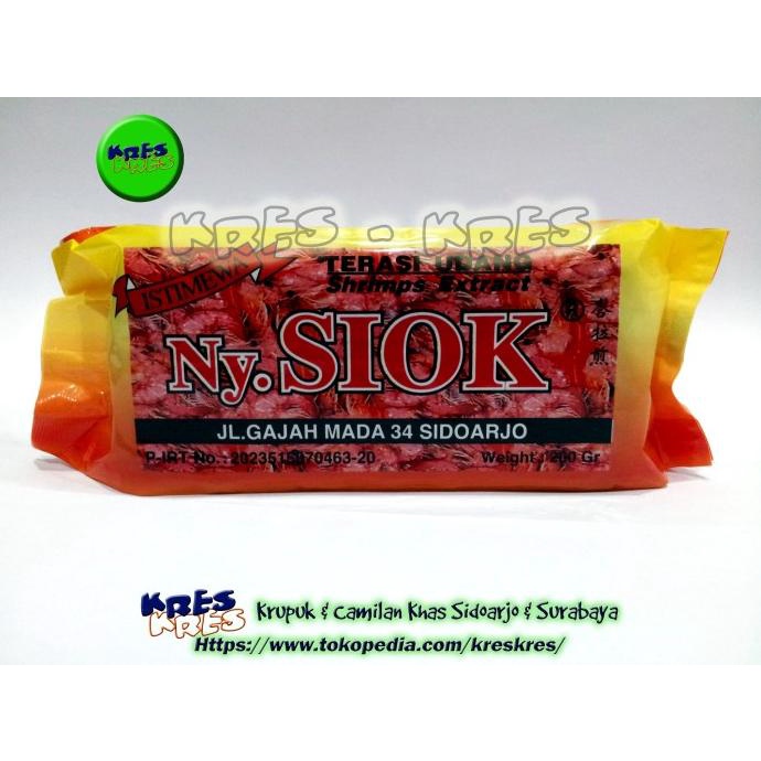

Open DS] Terasi / Trasi Udang Mentah Belacan Ny. Siok - 200gr