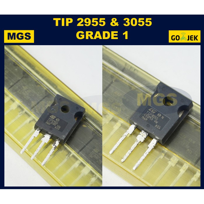 5Set Transistor TIP2955 3055 Grade Sepasang
