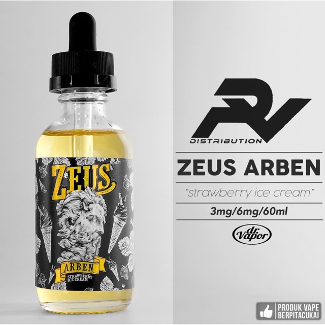 Zeus Arben By Rv Distribution Premium Local Liquid Murah Enak