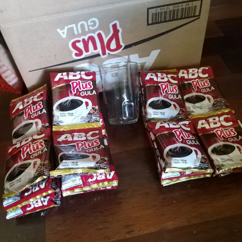 

kopi ABC plus gelaas