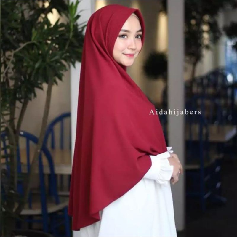 KHIMAR WOLPIS PED / JILBAB INSTANS  WOLPIS PED SIZE XXL / WOLPIS PED XXL