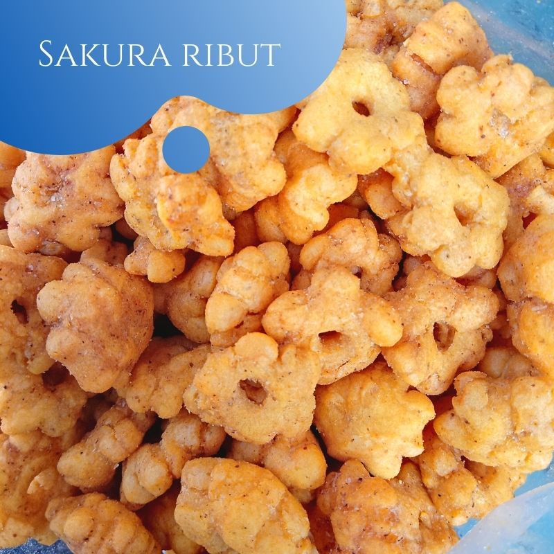 

Sakura Ribut 250gr gurih enak jajan jadul