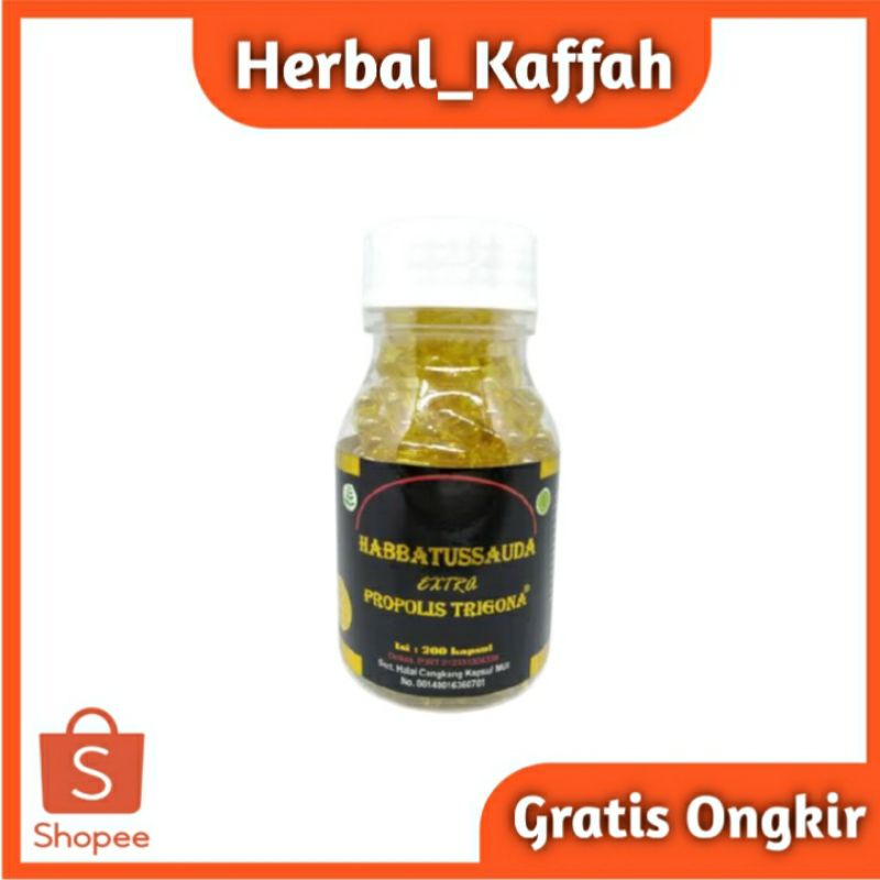 Minyak Habbatussauda Habbasy Oil 7 in1 propolis trigona 200 kapsul