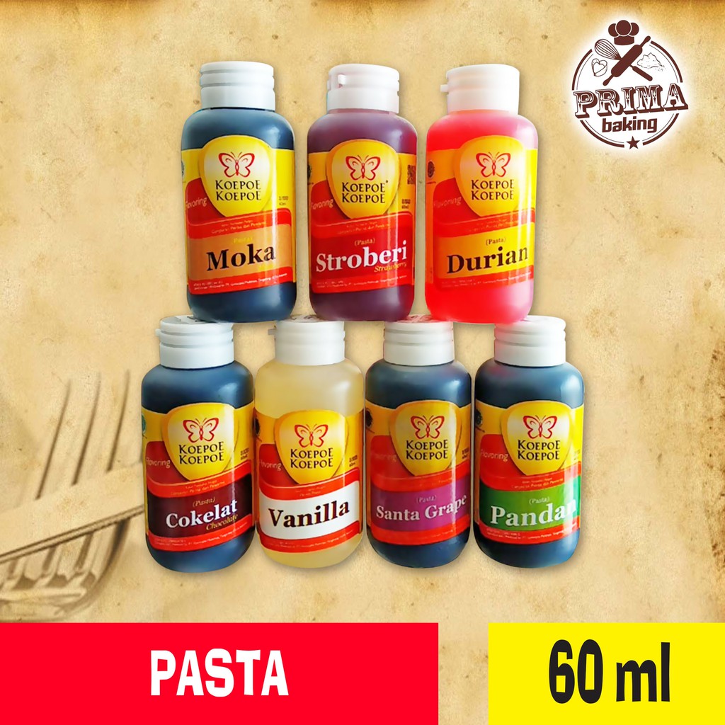 

PASTA KOEPOE KOEPOE 60ML/ 60 ML PERISA / FLAVORING KUPU KUPU