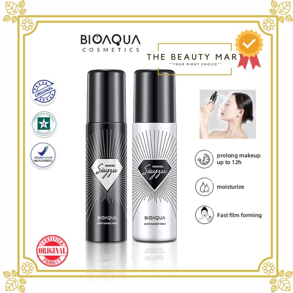 BIOAQUA Water Bright Face Make Up Finishing Spray 100ml | Soft Focus Mist Make Up Spray 100ml