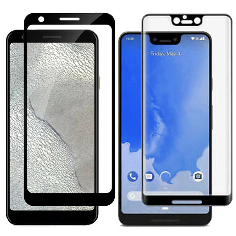 Pelindung Layar Tempered Glass Full Cover untuk Google Pixel 3 3A XL 3 XL 2019