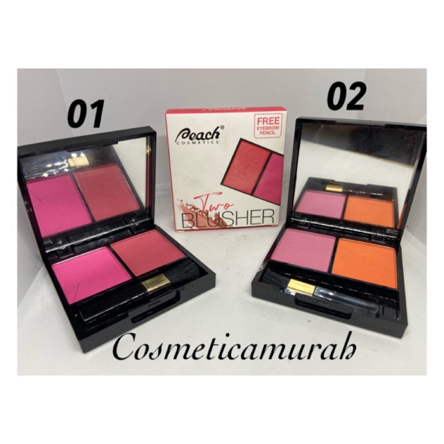 HALAL DAN BPOM // PEACH TWO BLUSHER BPOM // 2 blush on peach