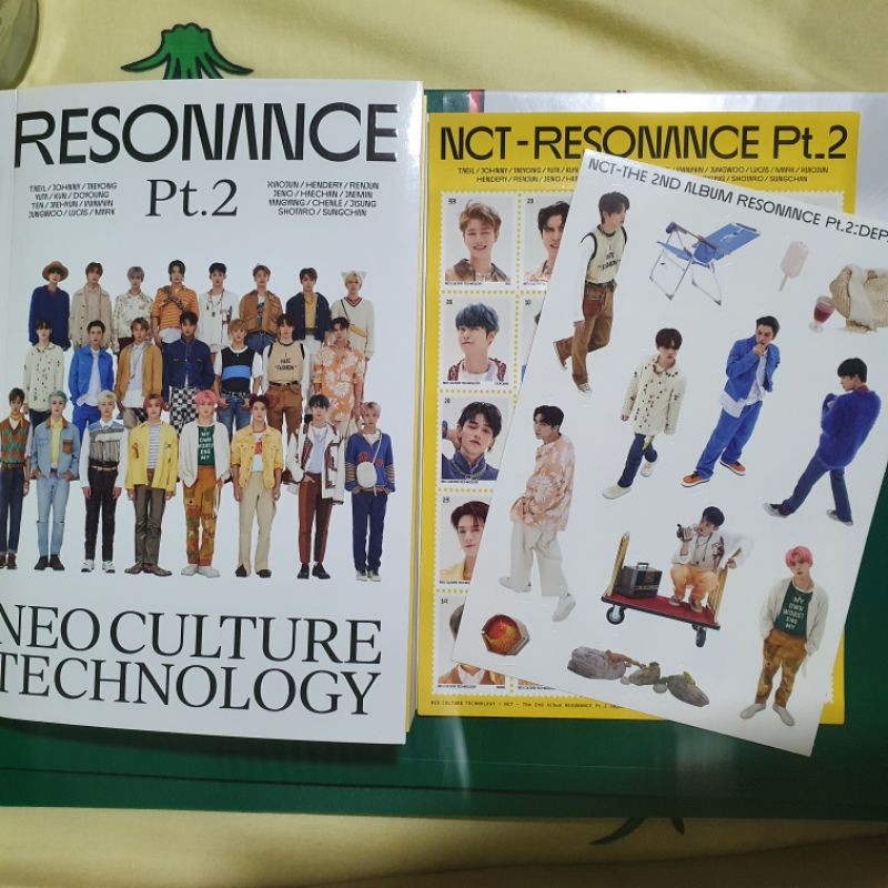 ALBUM NCT 2020 RESONANCE PT 2 DEPARTURE VER, PC KUN, ID CARD JOHNNY