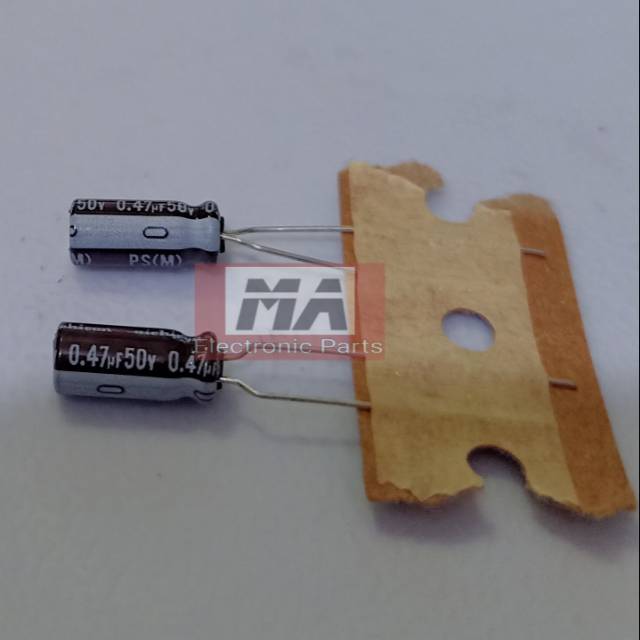 Elco 0,47uf/50v sampai 1uf/400v (ISI 5 PCS)