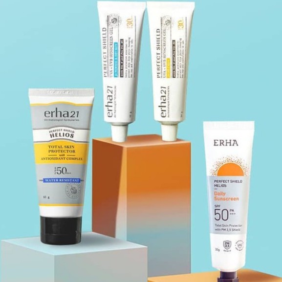 ⭐ BAGUS ⭐ ERHA PERFECT SHIELD HELIOS SPF 30 / 50 PA ++ 30GR | Sunscreen Normal Dry Oily