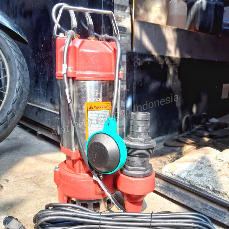 FLYKE Pompa Celup Air Kotor Otomatis Wasser 4 inch 3 Phase / Pompa Celup Kolam Ikan Sumur