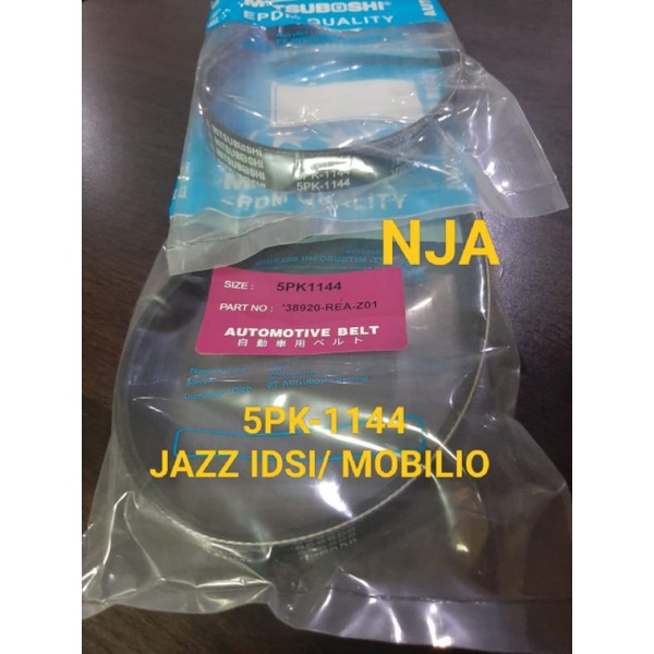 fan van v belt 5pk1144 jazz idsi mobilio 5pk-1144