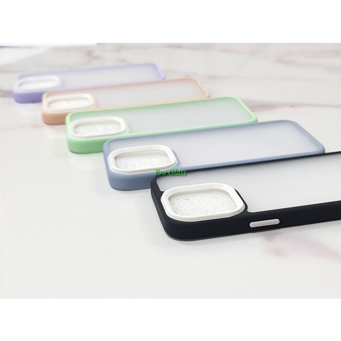 C135 Iphone 11 12 13 PRO MAX Neo Hybrid Matte Silicone Case