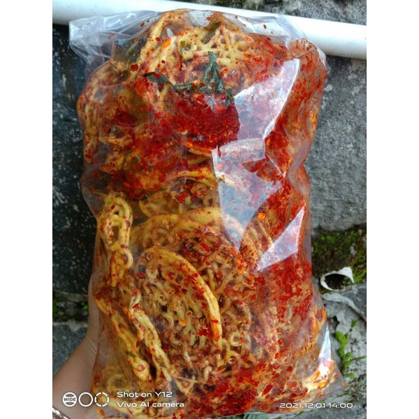 Basreng cikruh hot jeletot kemasan 500gram-Ker. Mie