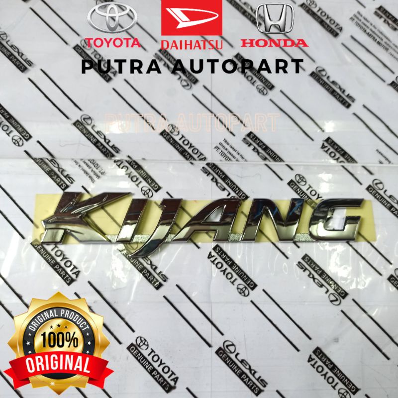 emblem tulisan kijang innova original