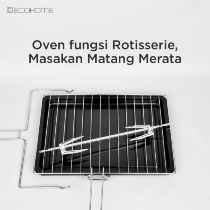 Oven Listrik Ecohome Noble Series EON-888 Capacity 48L