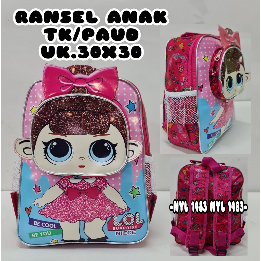 Tas Anak Perempuan ,Tas sekolah anak Tas anak Karakter lol Little Pony Frozen , Hellokitty