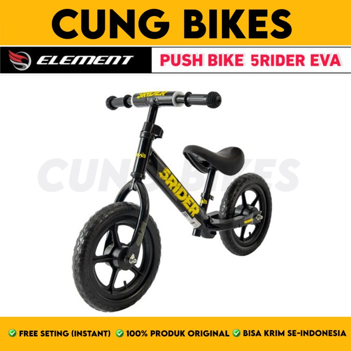 Sepeda Push Bike RMB 5RIDER alat Keseimbangan Anak Balance bike Element Ban EVA