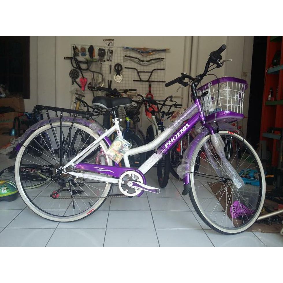 Promo Free Ongkir Pulau Jawa & Bali Sepeda City Bike PHOENIX UNGU