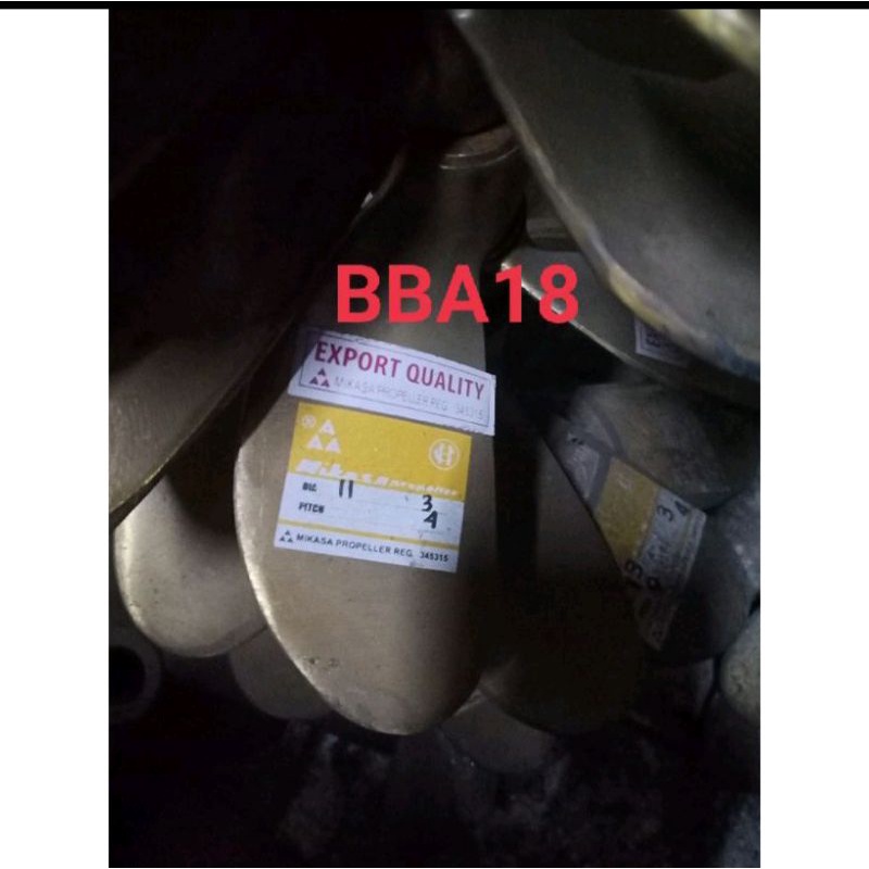 Kipas Kapal MIKASA / Propeller 3d panjang 11inch