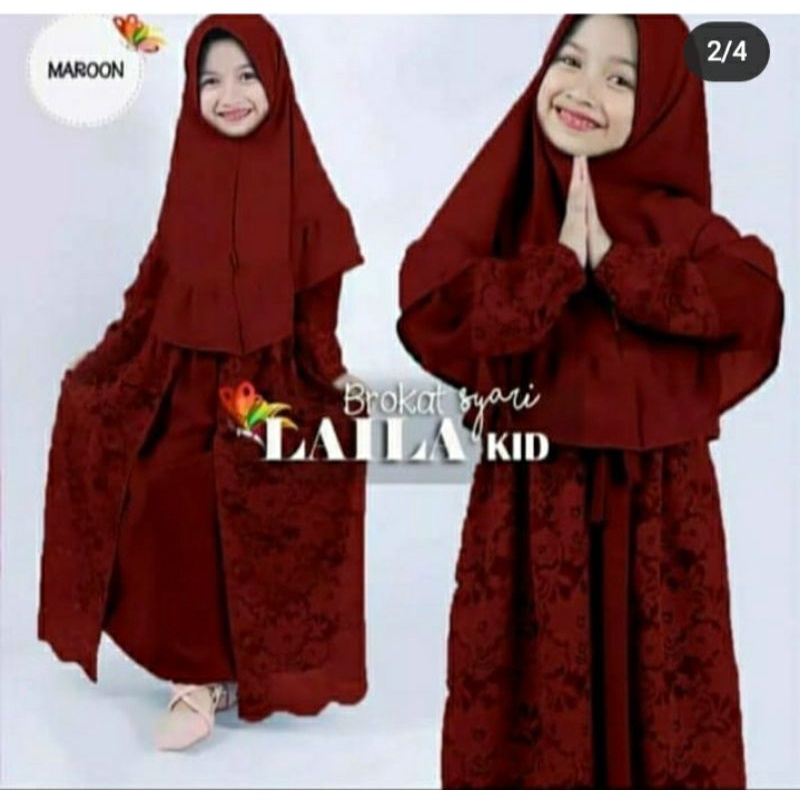 Laila_kid's syar'i brokat 