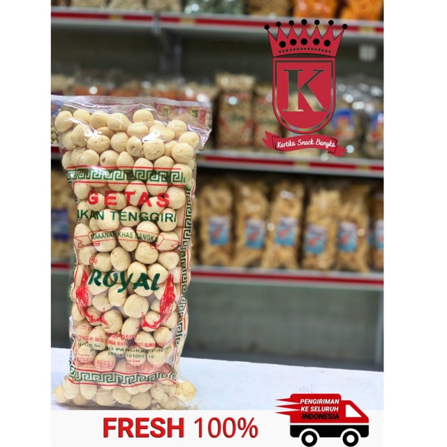 

Getas Ikan / Getes Ikan Cap Royal 250gr Khas Bangka